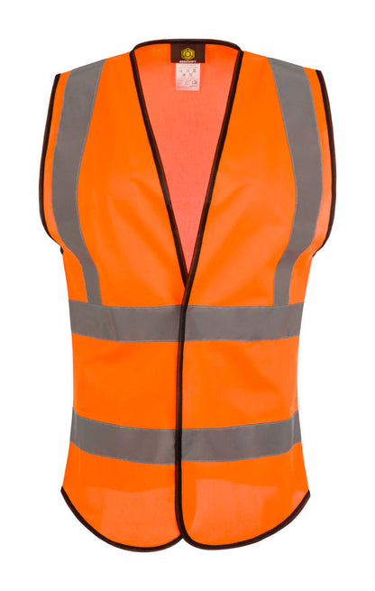 Beeswift Womens Hi-Vis Waistcoat Orange ALL SIZES