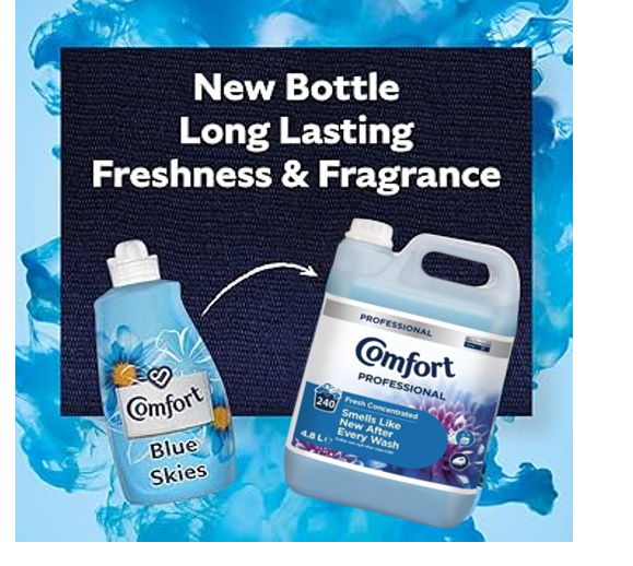 Comfort Professional Fresh Fabric Softener Highly Concentrated 4.8 Litre 240W