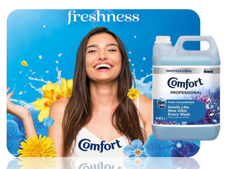 Comfort Professional Fresh Fabric Softener Highly Concentrated 4.8 Litre 240W