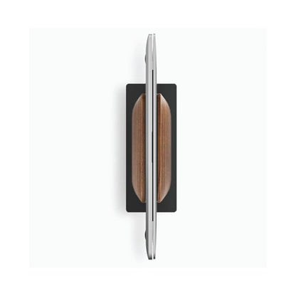 Alba Vertical Computer Stand Aluminium/Walnut ODSTAND W
