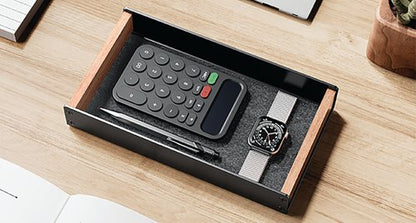 Alba Desktop Tray Black/Walnut ODTRAY W