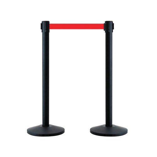 Stewart Superior Economy Flexibarrier Stand and Base Black/Red AN810001