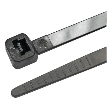 5 Star Cable Ties 200x4.8mm Black Pack of 100 GT-200STCBLACK