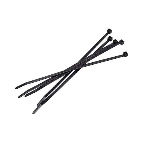 5 Star Cable Ties 370x4.8mm Black Pack of 100 GT-370STCBLACK