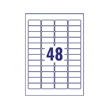 Avery Laser Label Heavy Duty 48 Per Sheet White (Pack of 960) L4778-20