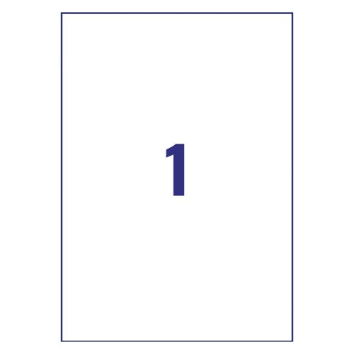 Avery Ultra Heavy Duty Waterproof Labels 209x291mm Pack of 20 B4775-20