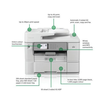 Brother MFC-J6959DW A3 4-in-1 Wireless Inkjet Printer MFCJ6959DWZU1