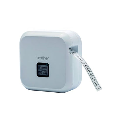 Brother P-touch Cube Plus Label Printer with Bluetooth White PTP710BTHZ1
