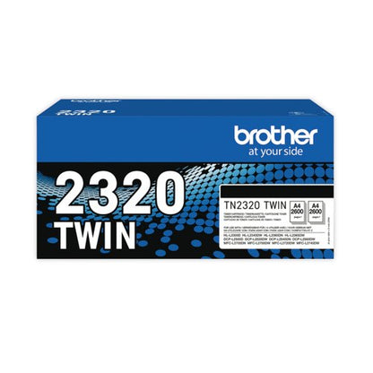 Brother TN-2320TWIN Toner Cartridge HY Black Twinpack TN2320TWIN
