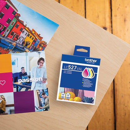 Brother LC527VAL Ink Cartridge Value Pack CMYK LC527VAL