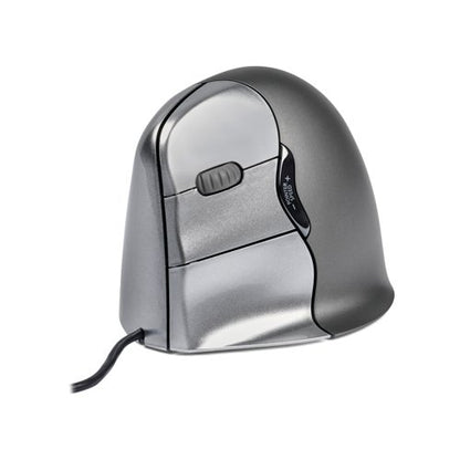 BakkerElkhuizen Evoluent4 Wired Left Handed Vertical Mouse Medium Black/Grey/Silver BNEEVL4