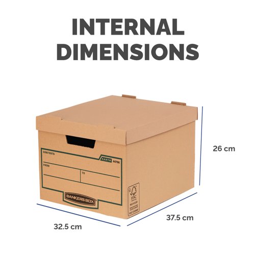 Bankers Box Earth Series Storage Box Standard Brown (Pack of 10) 4470601