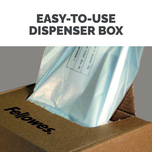 Fellowes Shredder Waste Bags 94L Approx (Pack of 50) 36056