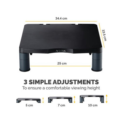 Fellowes Standard Monitor Stand Graphite 9169301