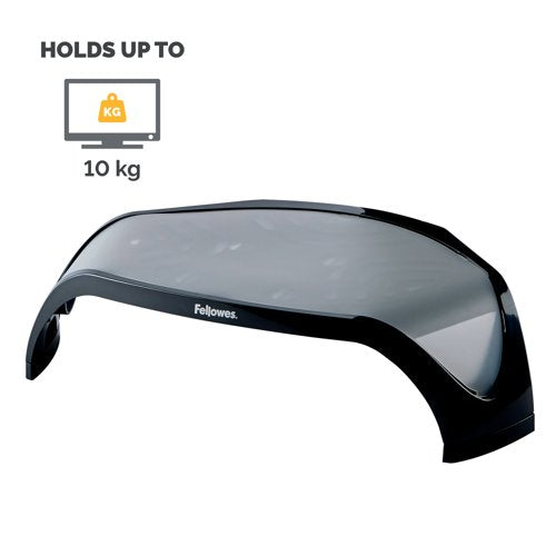 Fellowes Smart Suites Height Adjustable Monitor Stand Black/Silver 8020101