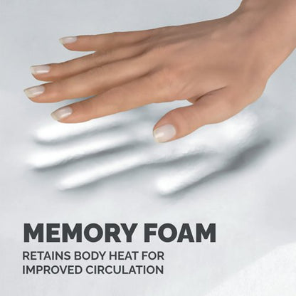 Fellowes Memory Foam Mouse Pad Wrist Support Sapphire Blue 9172801