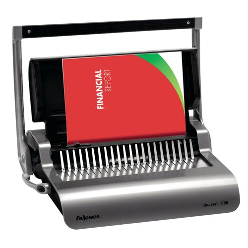 Fellowes Quasar+ 500 Manual Comb Binding Machine 5627706