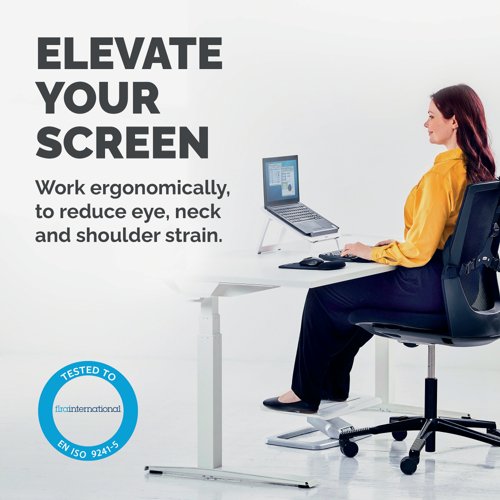 Fellowes I-Spire Series Laptop Quick Lift White 8210101