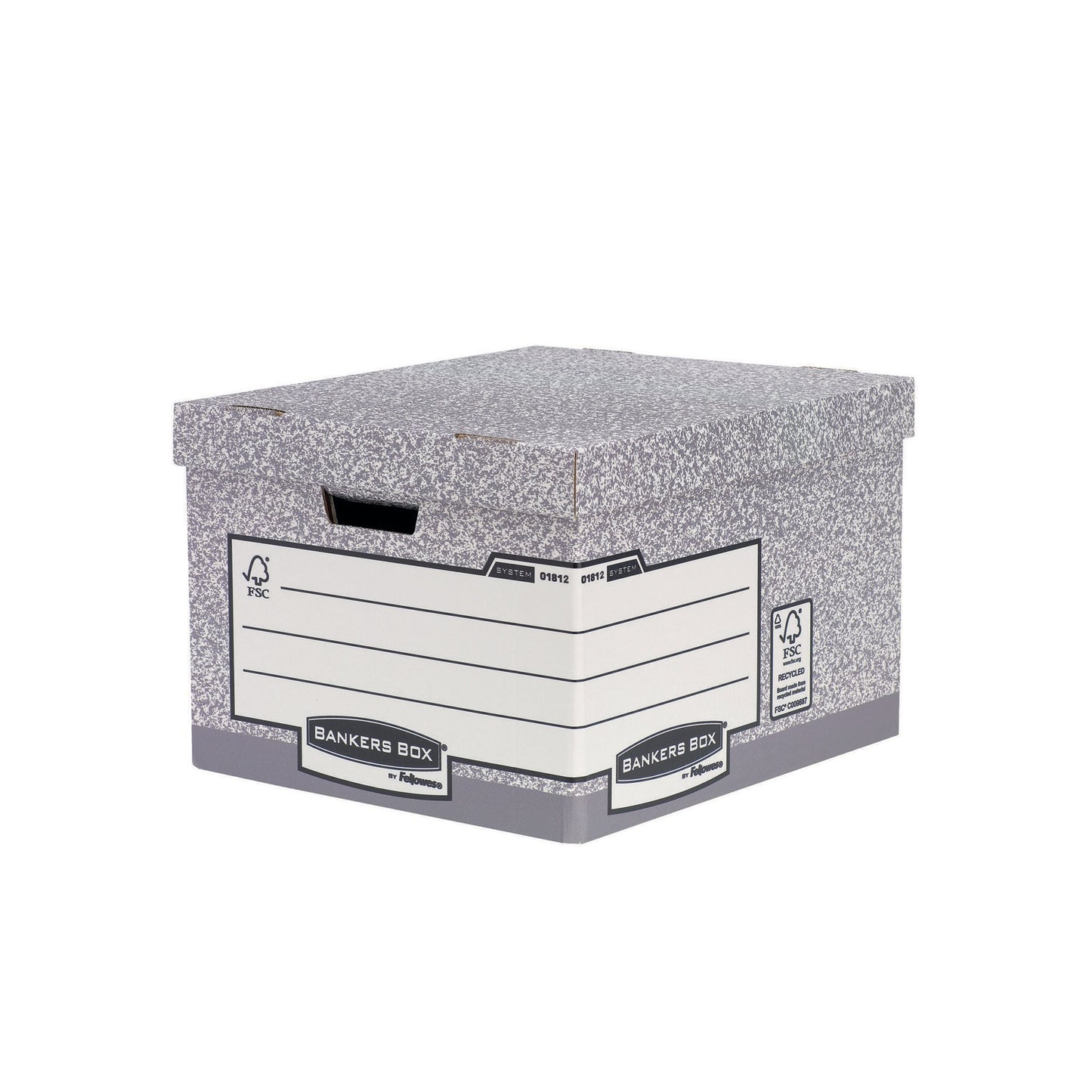 Bankers Box Heavy Duty Storage Box 333x390x285mm (Pack of 10) 0081801