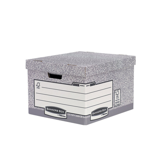 Bankers Box Heavy Duty Storage Box 333x390x285mm (Pack of 10) 0081801