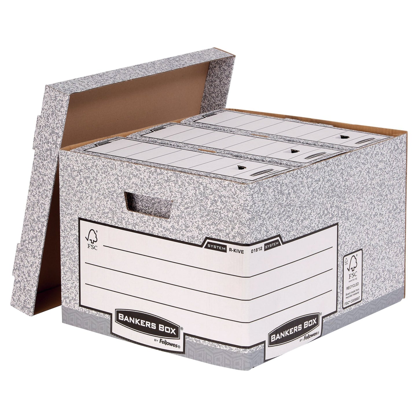 Bankers Box Heavy Duty Storage Box 333x390x285mm (Pack of 10) 0081801