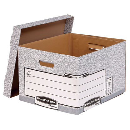 Bankers Box Heavy Duty Storage Box 333x390x285mm (Pack of 10) 0081801