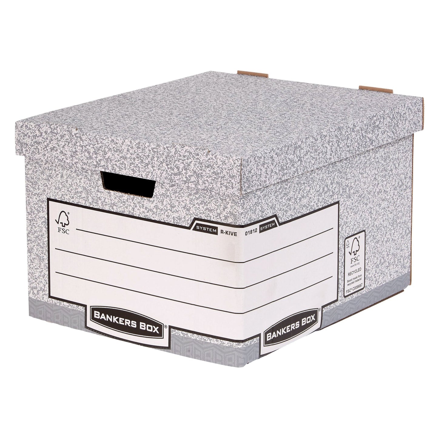 Bankers Box Heavy Duty Storage Box 333x390x285mm (Pack of 10) 0081801