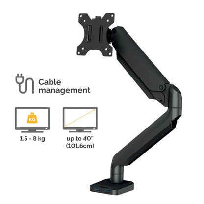 Fellowes Platinum Series Single Monitor Arm 8043301