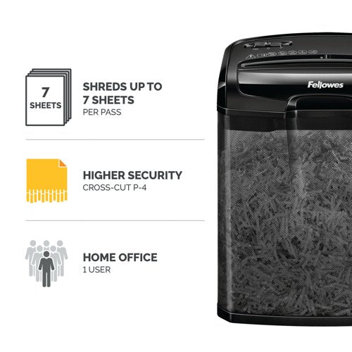 Fellowes Powershred M-7Cm Cross-Cut Shredder 4701901