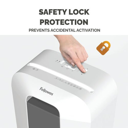 Fellowes Powershred LX25 Cross-Cut Shredder White 100110063