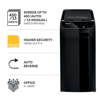Fellowes AutoMax 450C Auto Feed Cross-Cut Shredder 100135793