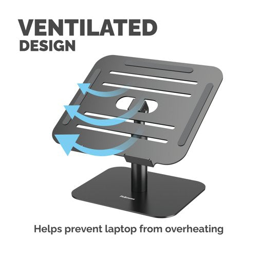 Fellowes Alumia Desk Based Laptop Stand Black 100138881