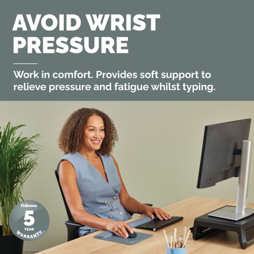 Fellowes Breyta Compact Keyboard Wrist Rest Marine 100142572