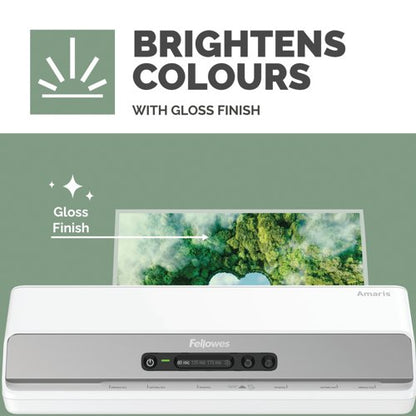 Fellowes Recycled Laminating Pouches 80 Micron A3 Gloss (Pack of 100) 100142988