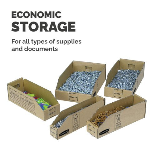 Bankers Box Earth Series Parts Bin 200mm (Pack of 50) 7355