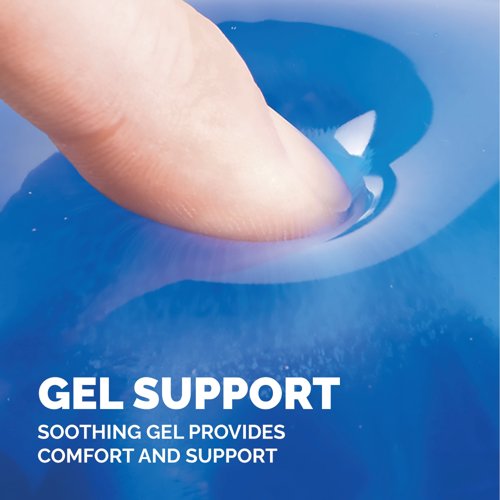 Fellowes Crystals Gel Mouse Pad Blue 9114106