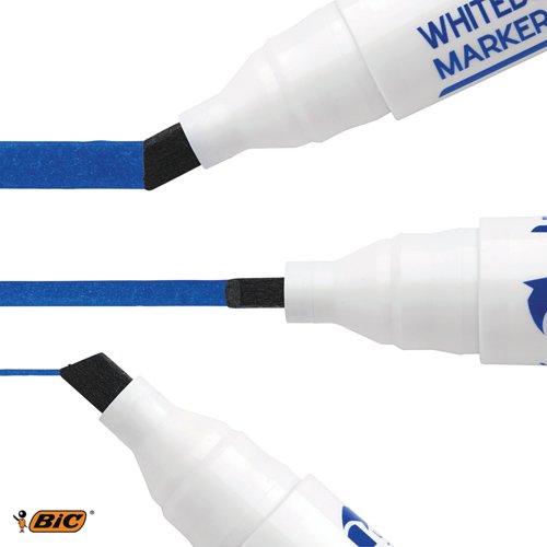 Bic Velleda 1751 Drywipe Marker Assorted (Pack of 4) 1199001754