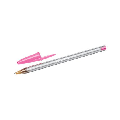 Bic Cristal Fun Ballpoint Pen 1.6mm Line Width Pink (Pack of 20) 929056