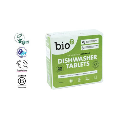 Biod Dishwasher Tablets 30 Tablets BDWT30