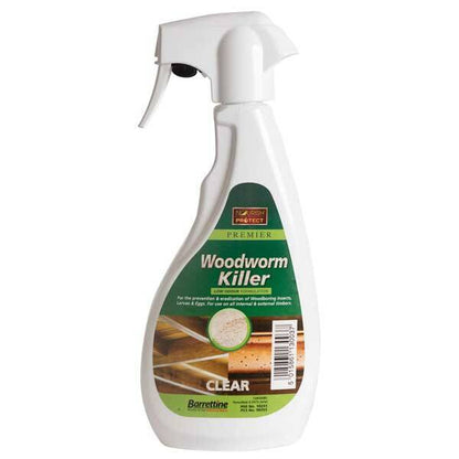 Barrettine Premier Woodworm Killer Spray 500Ml