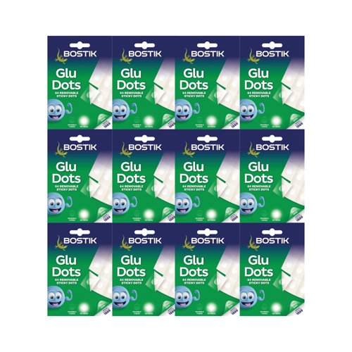Bostik Removable Glue Dots (Pack of 12) 30800951