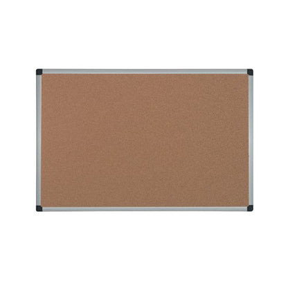 Bi-Office Aluminium Frame Cork Noticeboard 900x600mm CA031170