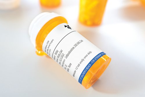 Dymo Labelwriter Veterinary Prescription 54x70mm Easy-Peel 400 Labels (Pack of 6) 2187328