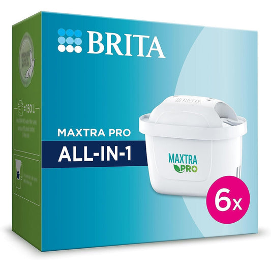 Brita Maxtra Plus Universal Filter AllinOne Cartridge Pack 6's