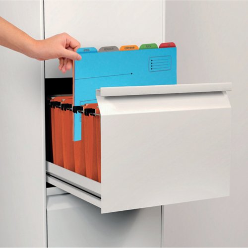 Oxford 5 Tabbed Folder A4 Assorted (5 Pack) 100330160