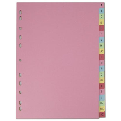 Elba A-Z Card Dividers A4 Assorted 400021450