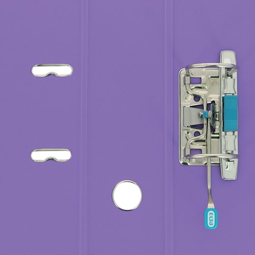 Elba 70Mm Lever Arch File Plastic A4 Purple 100202167