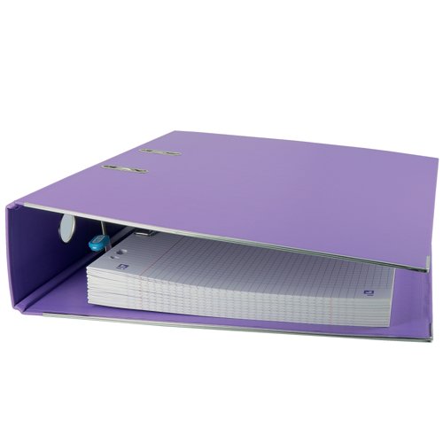 Elba 70Mm Lever Arch File Plastic A4 Purple 100202167