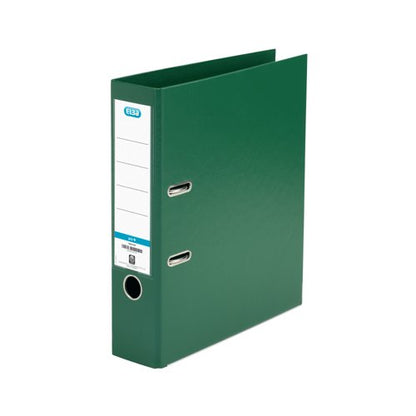 Elba 70Mm Lever Arch File Plastic Green A4 100202174