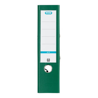 Elba 70Mm Lever Arch File Plastic Green A4 100202174